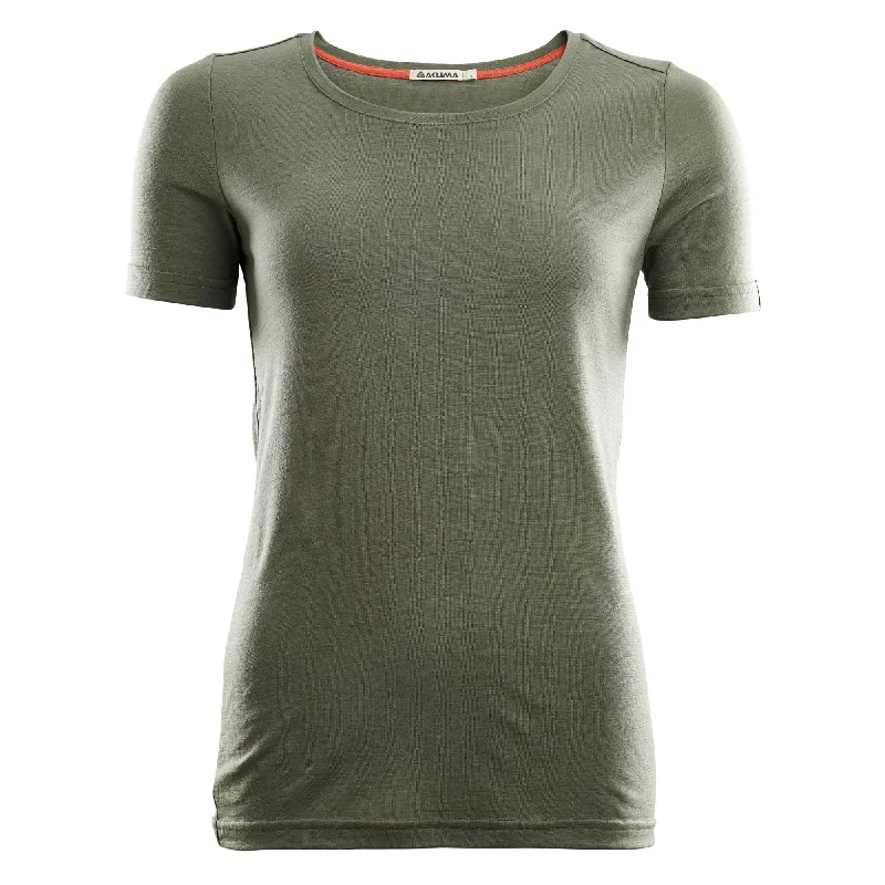 Versatile Outfits T-shirt Ladies LightWool Round Neck