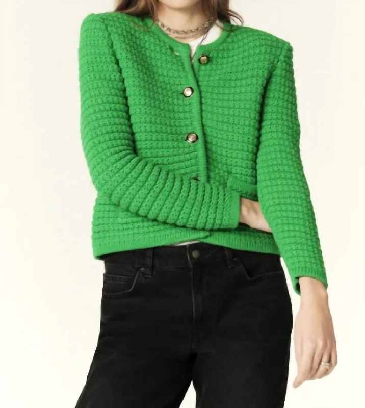 Insane Discount Onslaught Gaspard Cardigan In Green