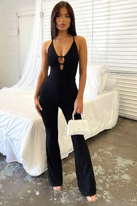 Sophisticated Fashion Saffron Jumpsuit - Black