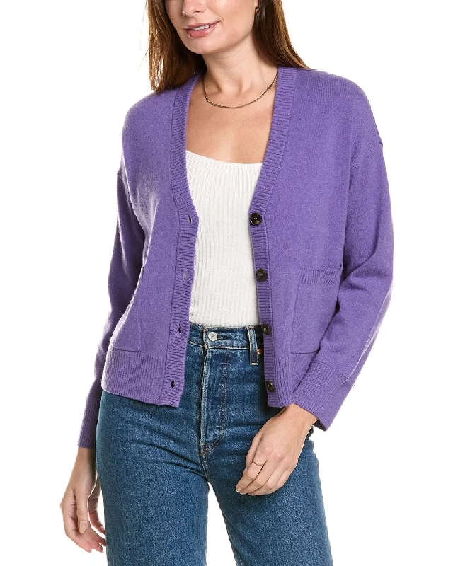 Chic Women's Clothing Online Design History V-Neck Cashmere Cardigan