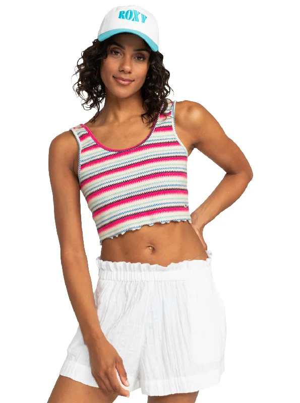 Trend Alert Roxy Keep It Wavy Cropped Tank