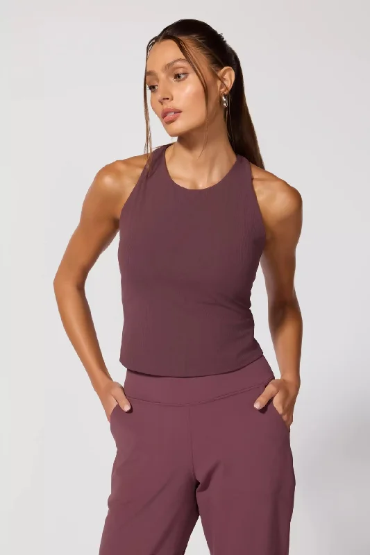 Limited Stock, Big Discounts MPG Sport Women Ribbed Studio Tank - HUCKLEBERRY