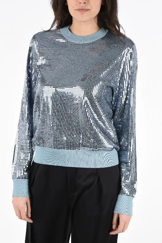 Women's Clothing Boutique Bottega Veneta Sequined Crewneck Sweater