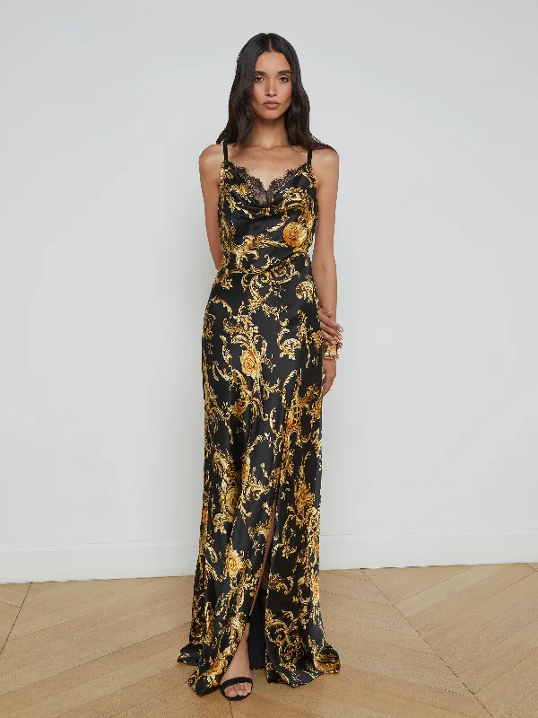 Online Boutiques Affordable Venice Silk Gown