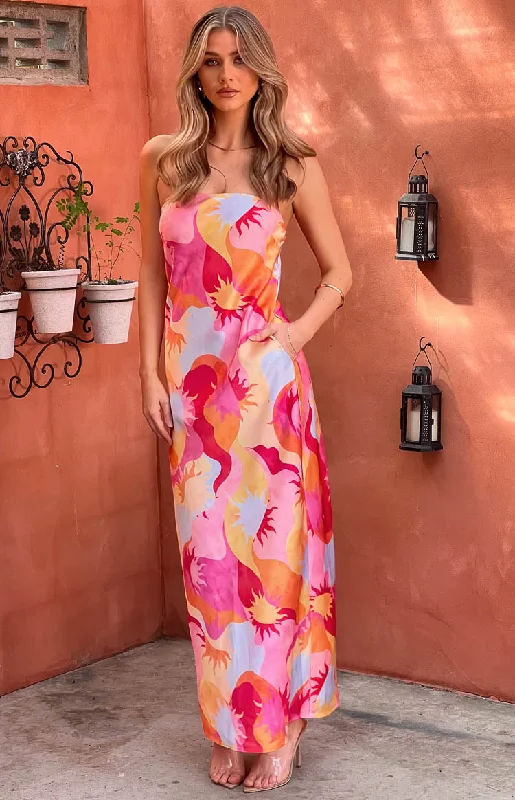 Trend Setting Threads Damia Sun Print Maxi Dress