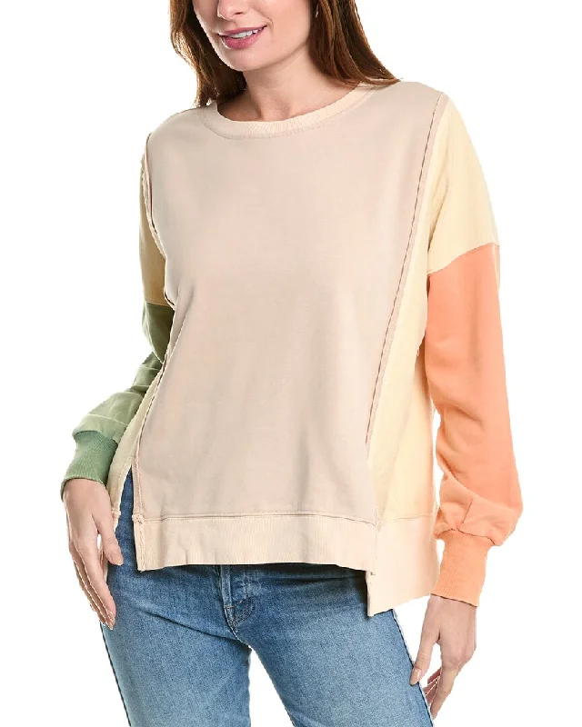 Comfortable Clothes FATE Colorblock Pullover