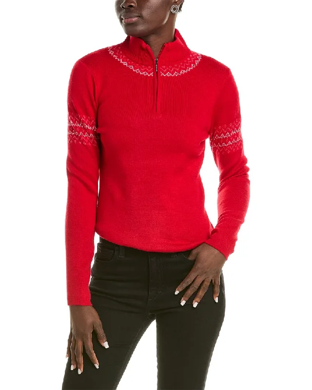 Women Wear Brands Meister x Fera Hannah Wool-Blend 1/4-Zip Sweater