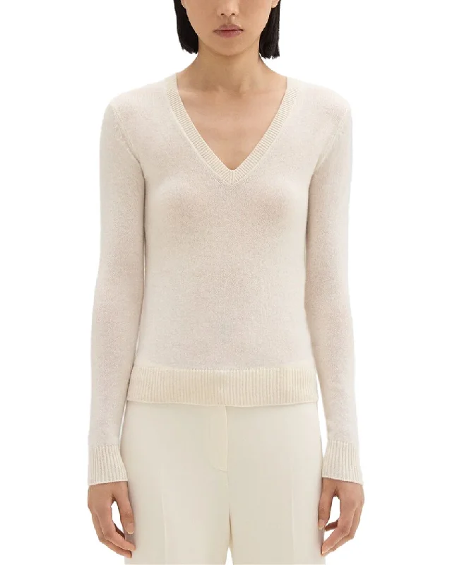 High-Quality Women's Fashion Dresses Theory Wool V-Neck Sweater