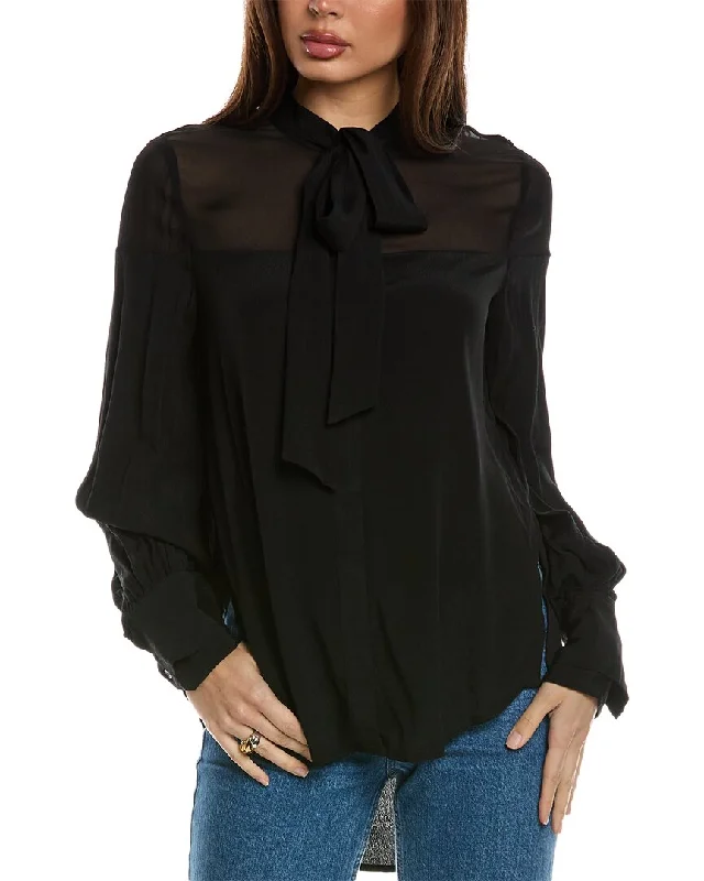 Laid-Back Elegance Reiss Arina Blouse