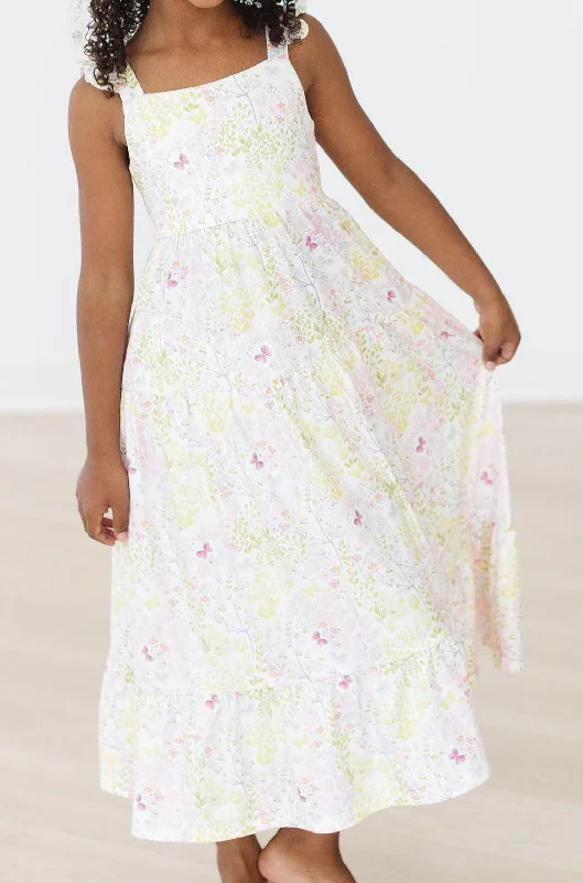 Relaxed Style Sunny Days Ruffle Maxi Dress