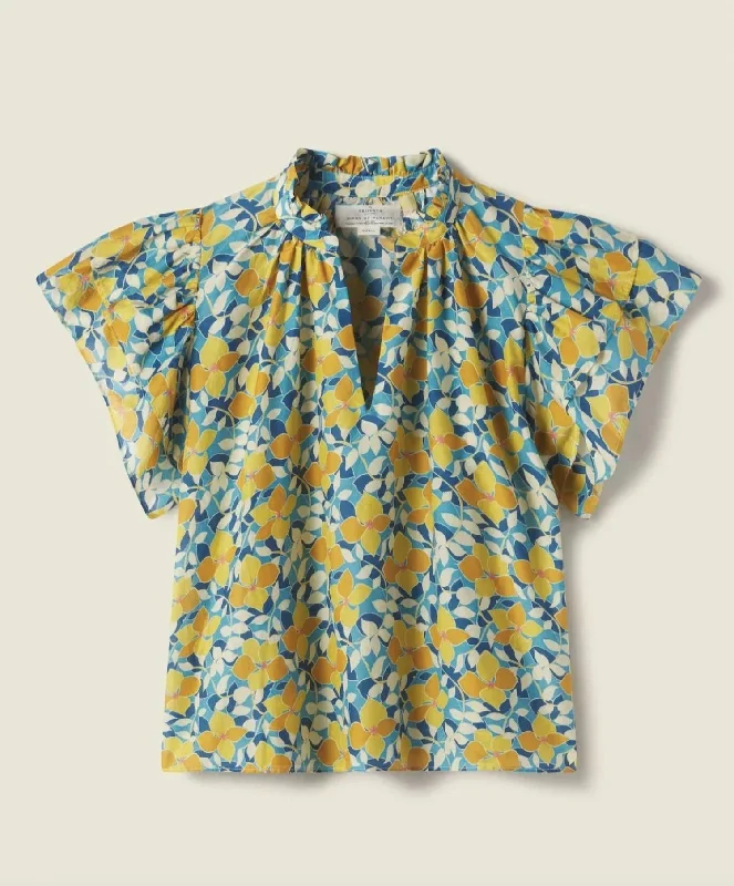 Flash Sale Event Clover Blouse In Sunfade Garland