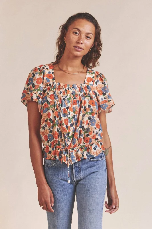 Women Wear Brands Lorita Blouse In Marina Floral