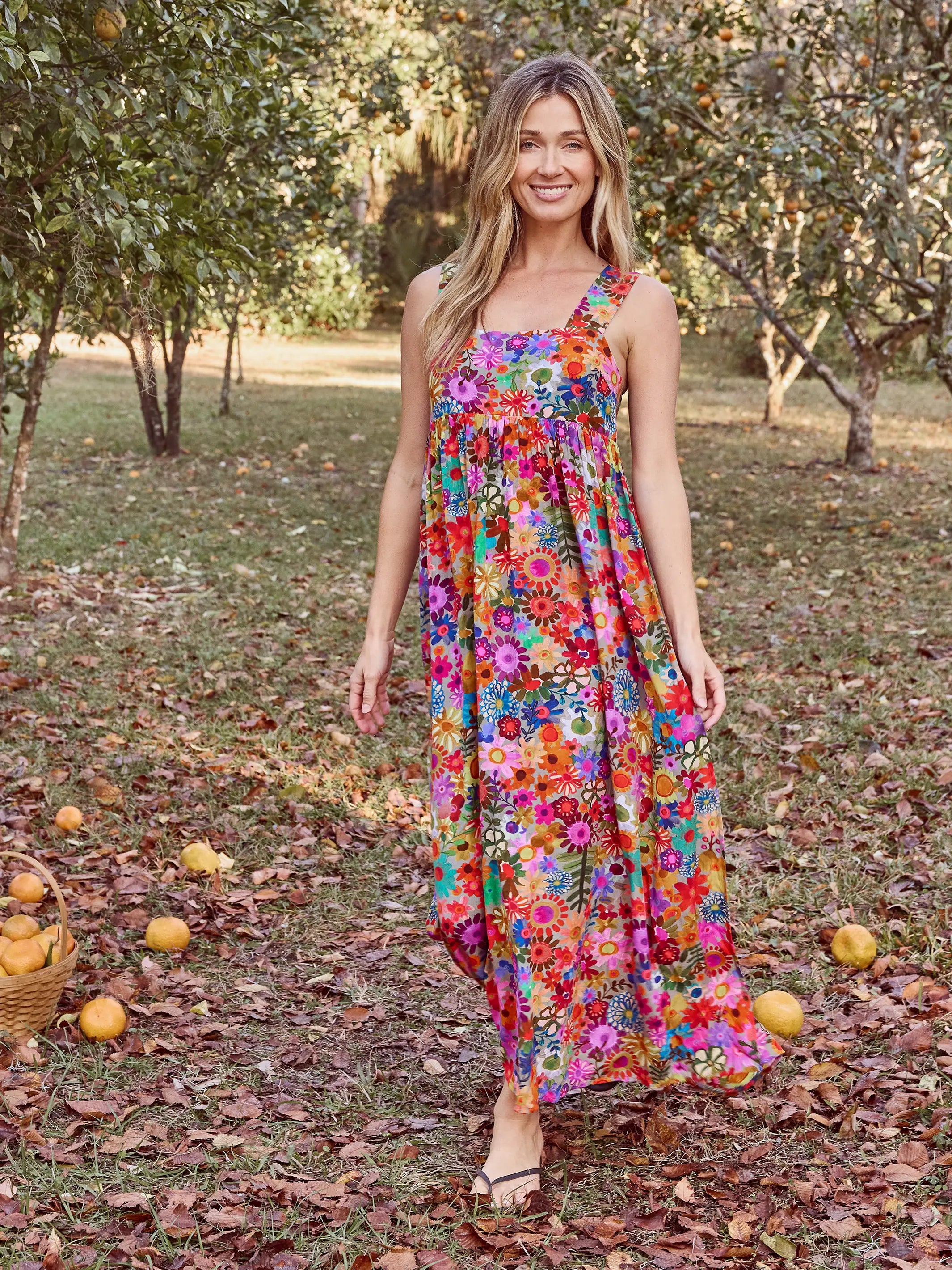 Discount Price Tricia Maxi Dress - Bright Red Pink Yellow