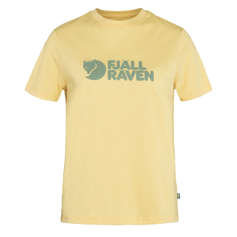 Clothes Women Fjallraven Womens Logo T-Shirt Mais Yellow