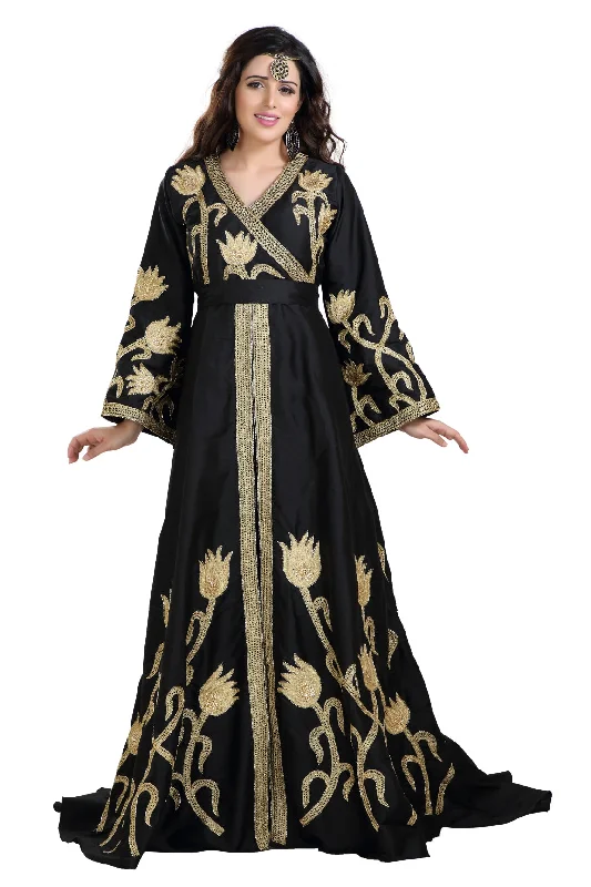 Festival Fashion Persian Dress Jasmine Bridesmaid Niqah Kaftan