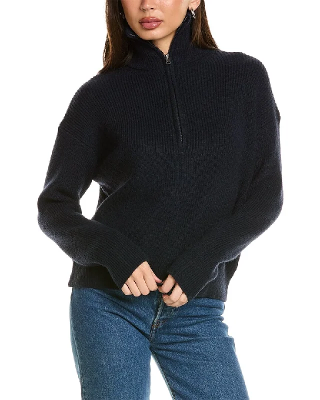 Casual Fashion for Women SERENETTE 1/2-Zip Funnel Sweater