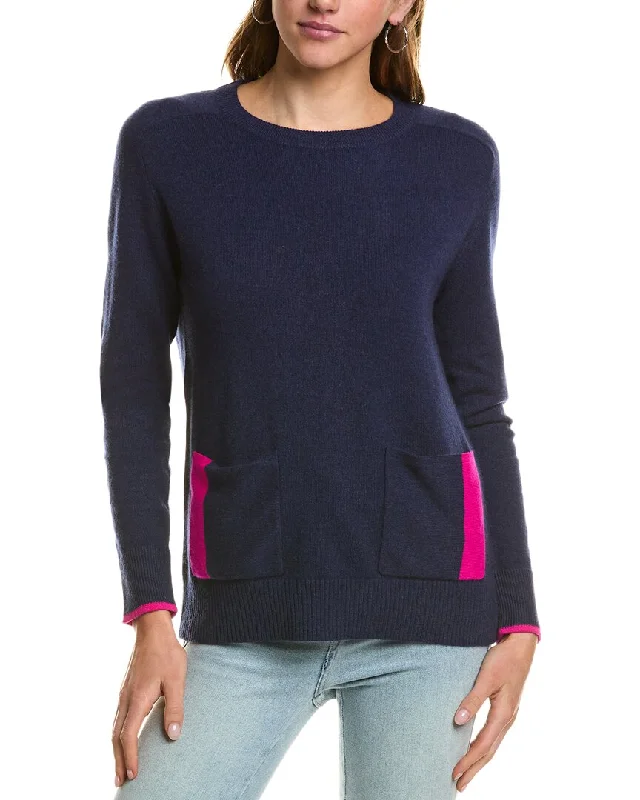 End Of Season Sale Clothing Kier + J Crewneck Cashmere Sweater