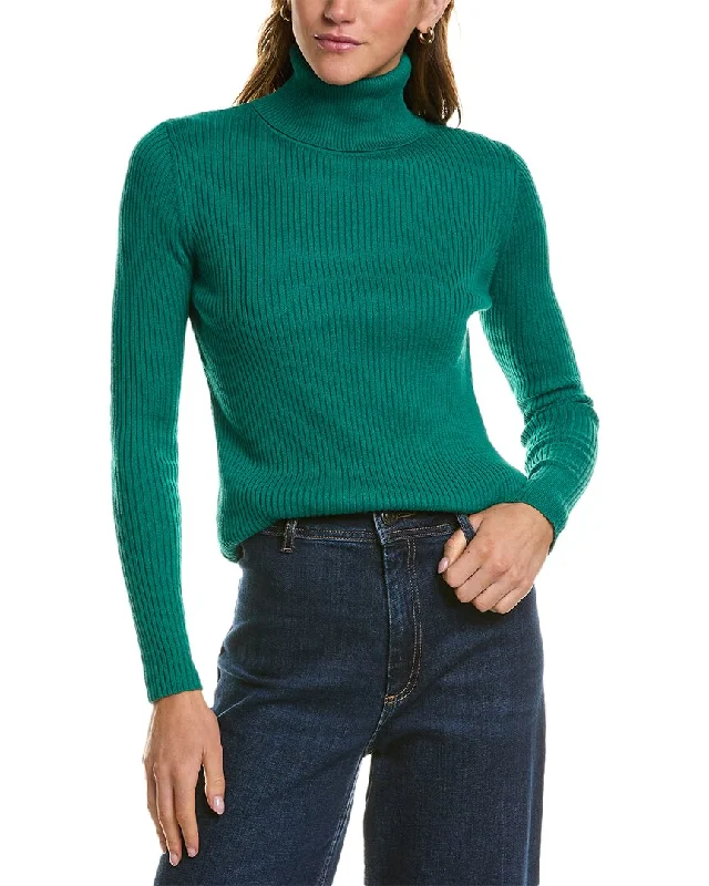 Everyday Women's Fashion Trends Hannah Rose Turtleneck Cashmere-Blend Sweater