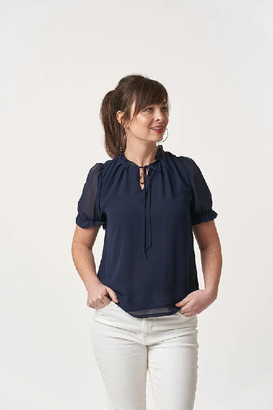 Unique Women's Fashion Pieces Sew Over It Freia Blouse