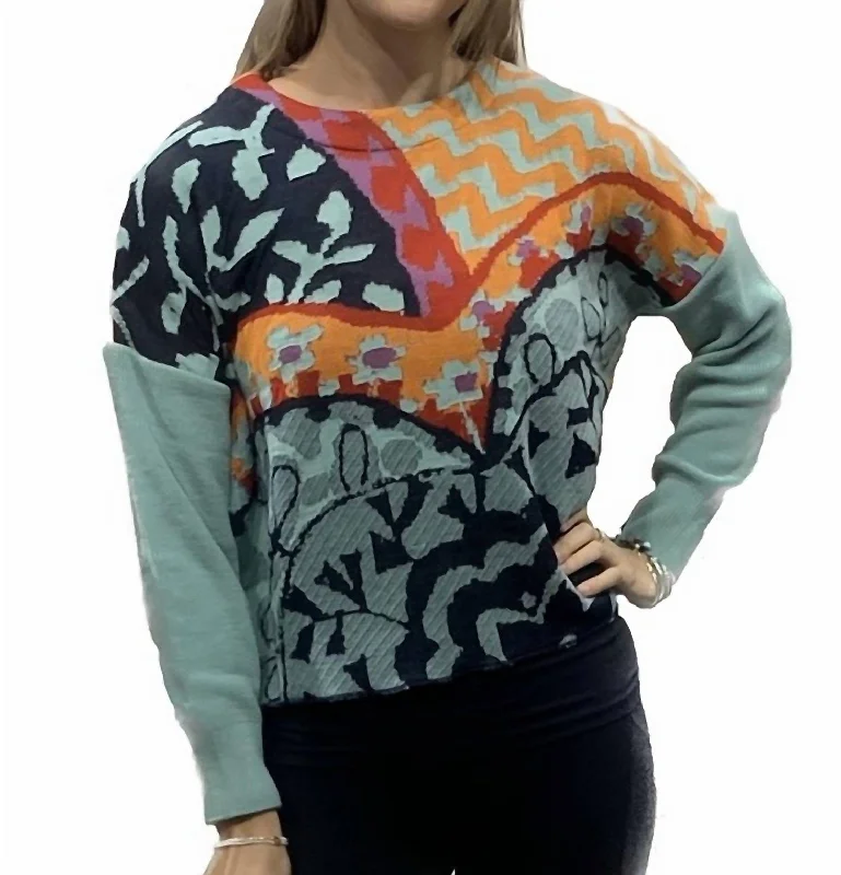 Snag Fabulous Fashion Bargains Muret Pullover Sweater In Aqua