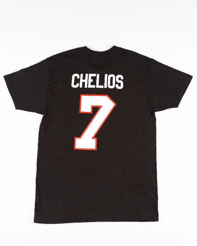 Quality Driven Apparel Mitchell & Ness Chicago Blackhawks 1997 Chelios Legacy Name and Number Tee