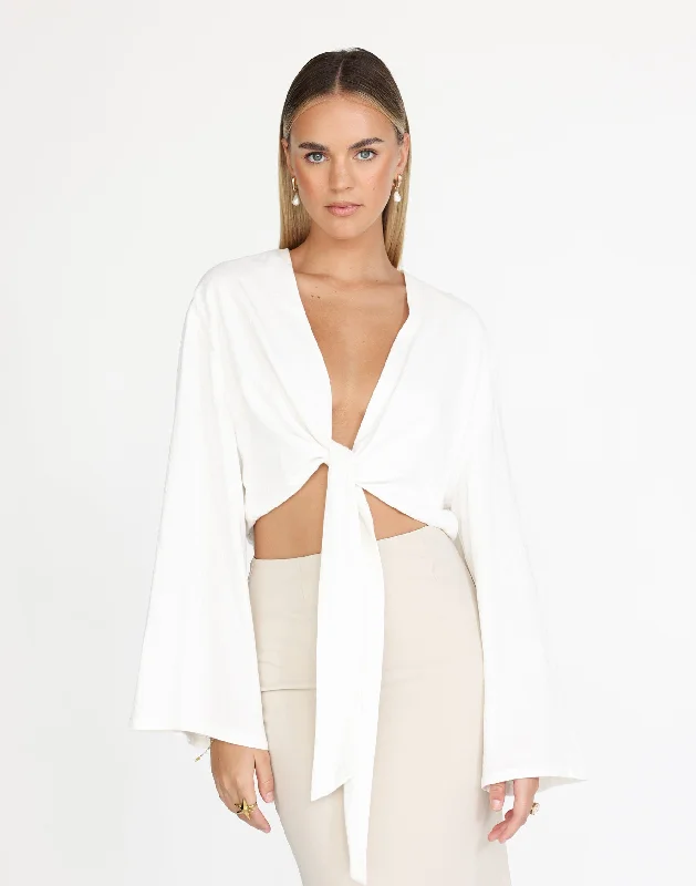 On-Trend Fashion Offers Jamila Shirt (White)