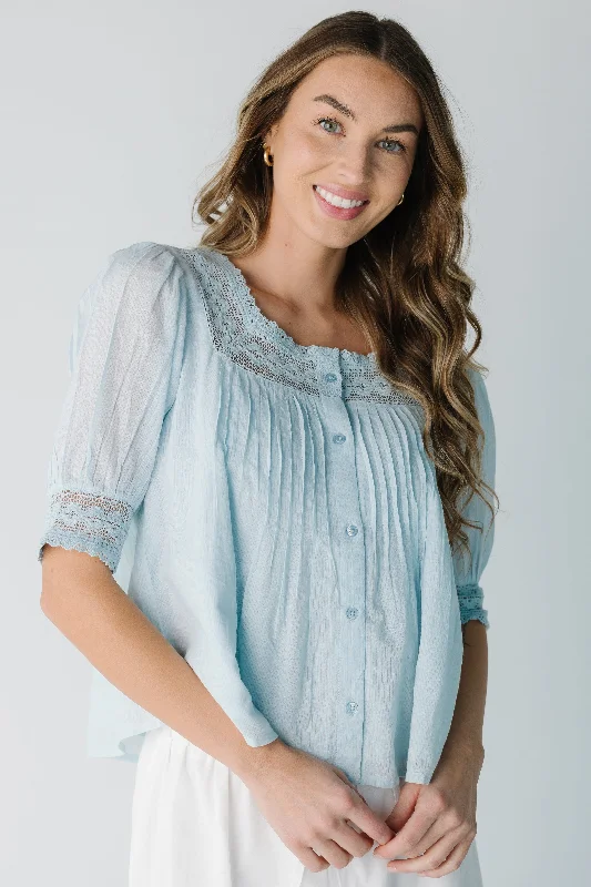 Romantic Chic Deals Citrus- Going Out Lace Top