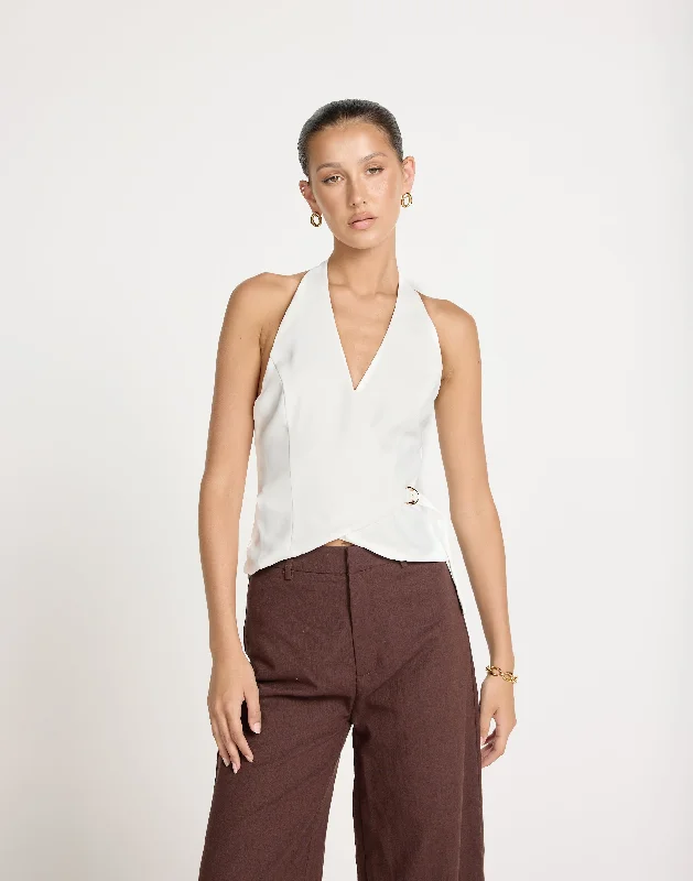 Fashion Frontiers Malika Top (White)