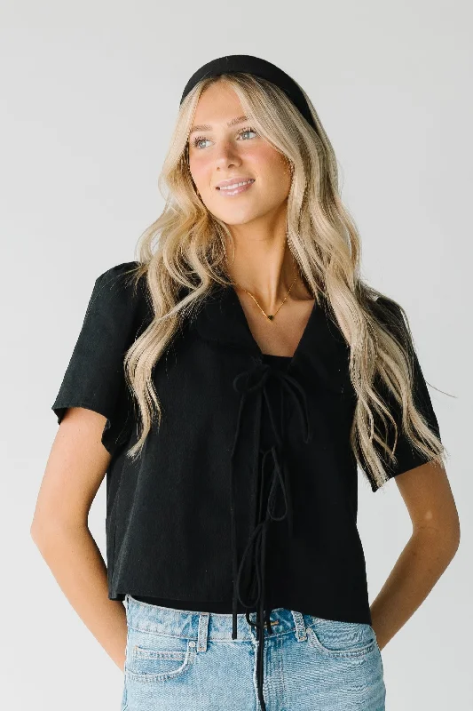 Sustainable Fashion Extravaganza Riviera Front Tie Top