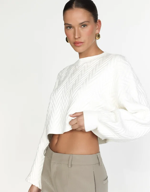 Durable Fashion Picks Macie Jumper (Off White)