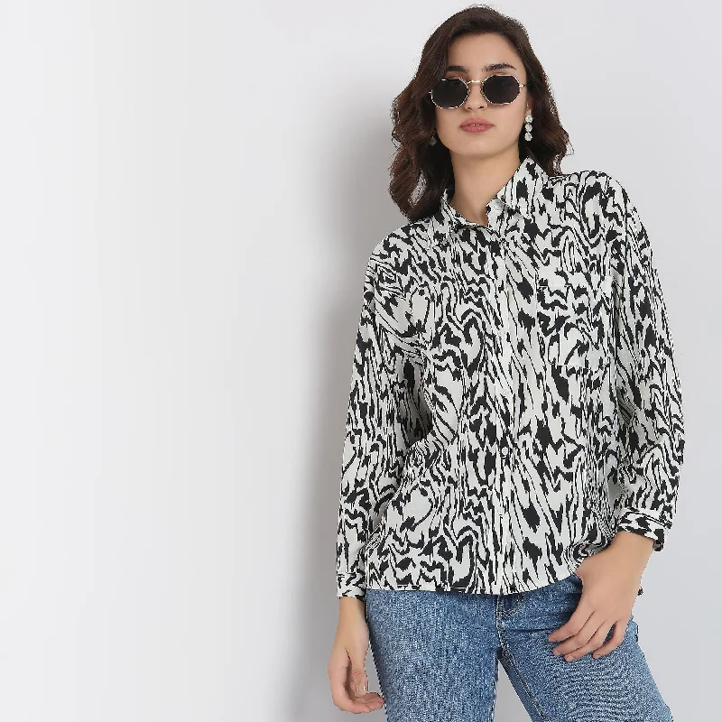 Exclusive Discounts Regular Fit Printed Shirt