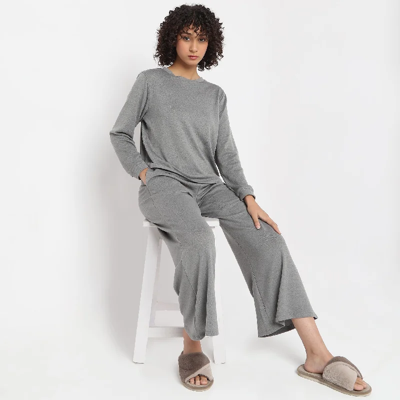 Popular Collection Boxy Fit Solid Lounge Top