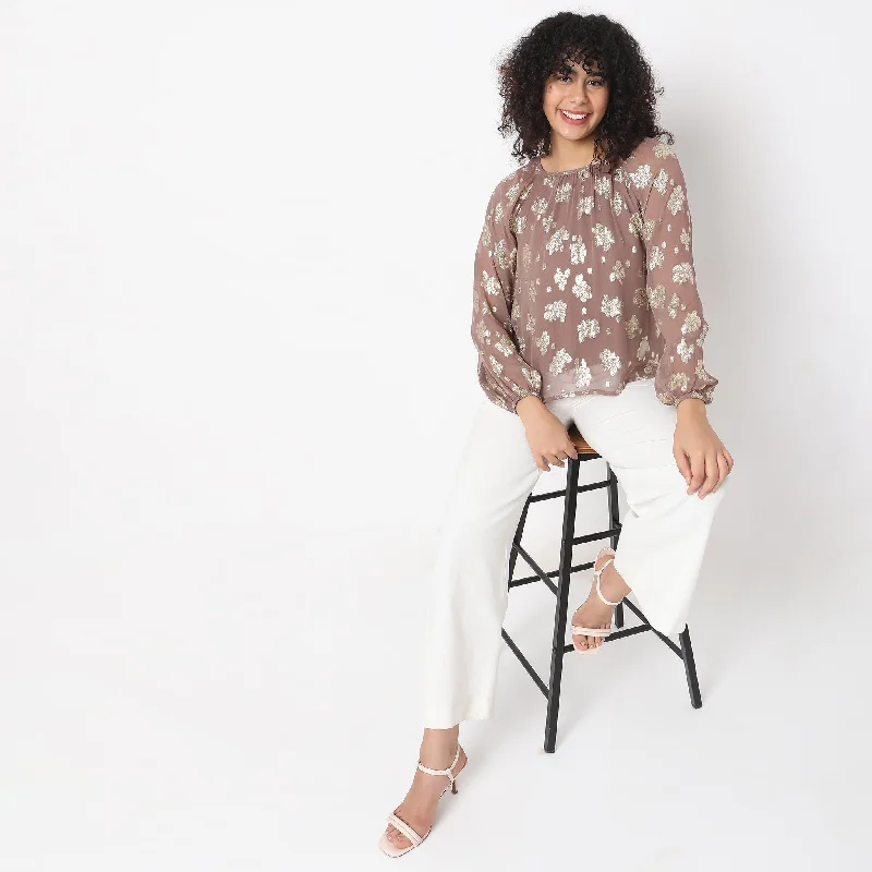 Top Deals Regular Fit Embellished Top