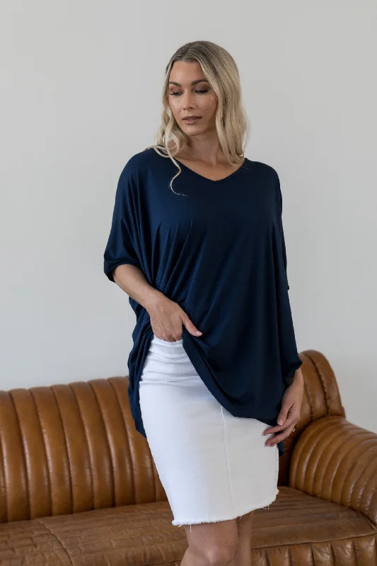 Buy More, Save More Hi Low Miracle Top | Navy