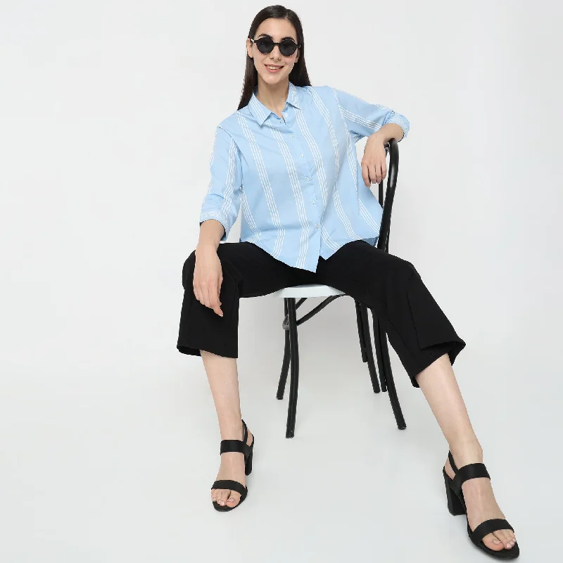 Relaxed Style Deals Regular Fit Striped Shirt