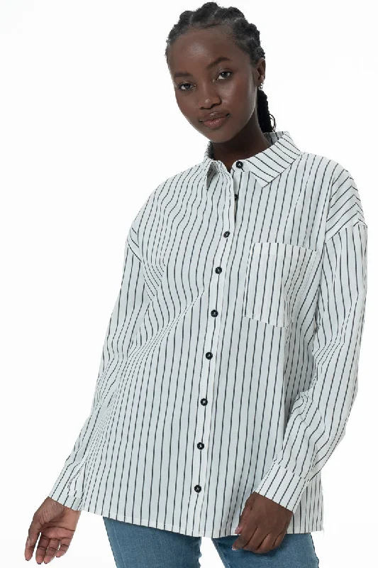 Budget Friendly Poplin Shirt _ 145743 _ Milk