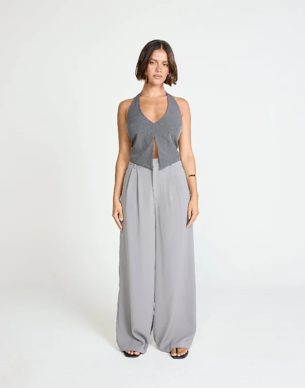 Timeless Elegance Redefined Kailani Top (Slate)