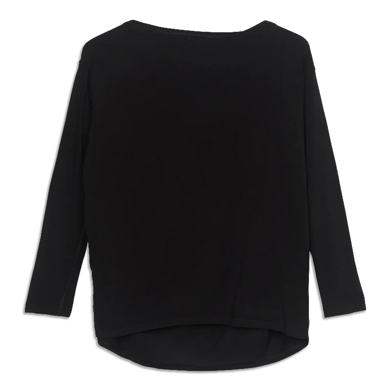 Elevate Your Wardrobe Back In Action Long Sleeve Shirt - Resale