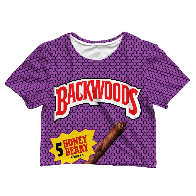 Stay Ahead In Style Backwoods Honey Berry Crop Tee