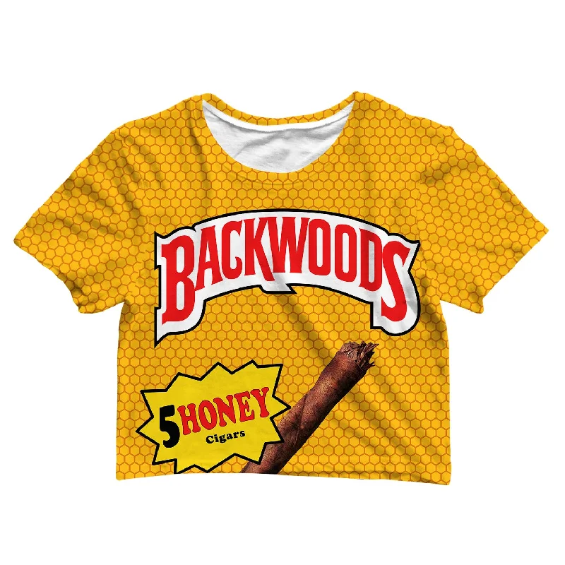 Luxury Women's Clothing Backwoods Honey Crop Tee