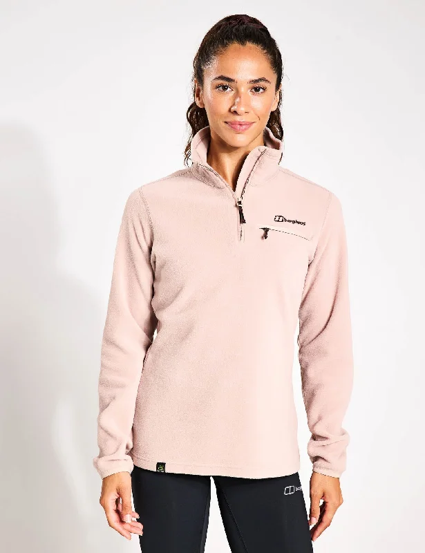 Fashion Forward Prism 2.0 Micro Half Zip Fleece - Pink Clay