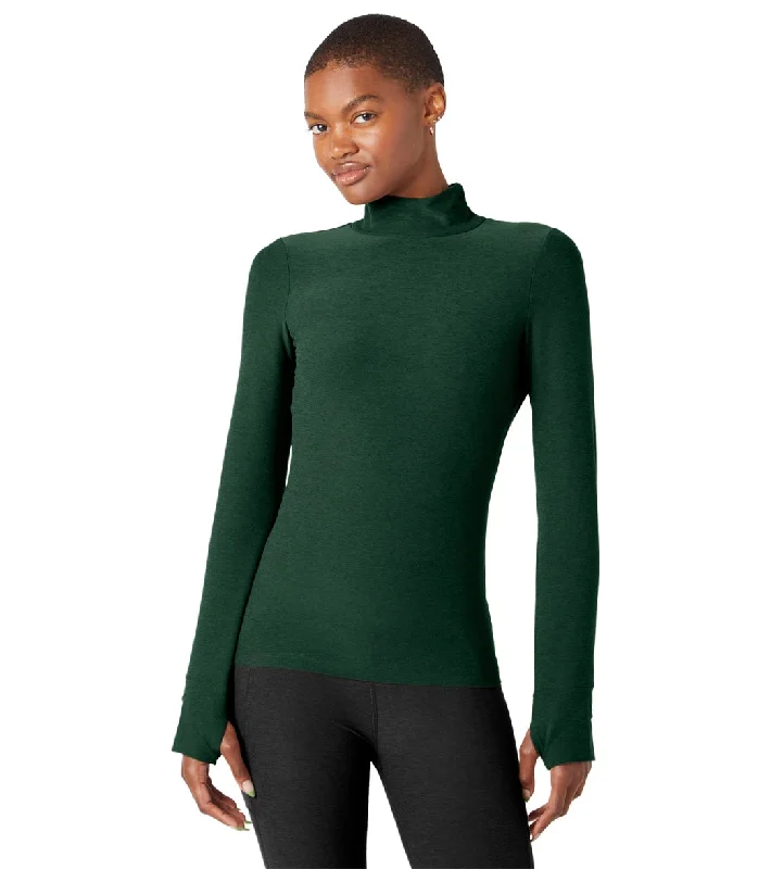 Trendsetter's Closet Beyond Yoga Spacedye Captivating Turtleneck Pullover