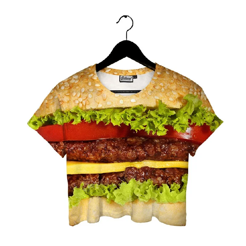 Seasonal Picks Burger Crop Tee