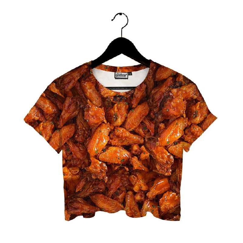 Massive Savings Chicken Wings Crop Tee