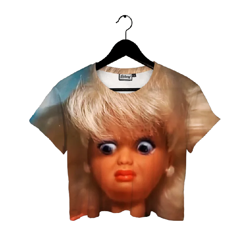 Women's Casual Dresses Disgust Barbie Crop Tee