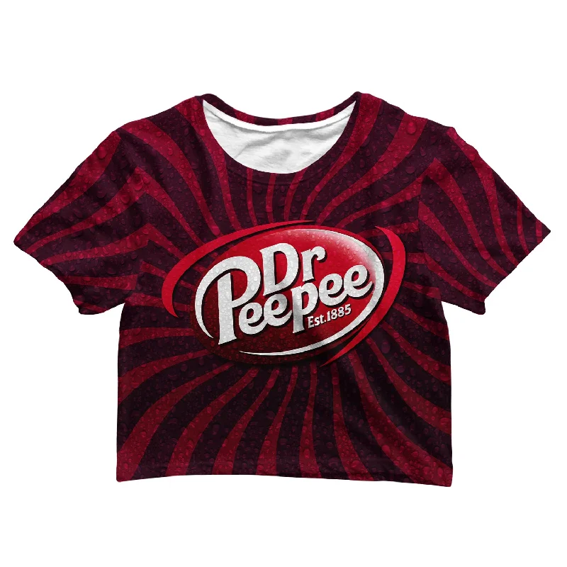 Chic And Edgy Dr Peepee Crop Tee