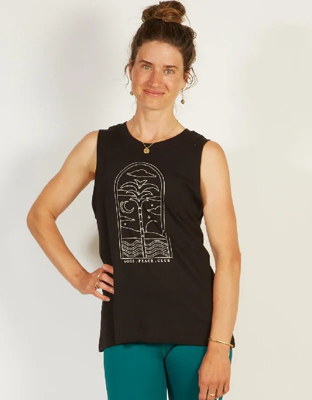 Best Online Women's Boutiques Escape Yoga Tank - Black - FINAL SALE