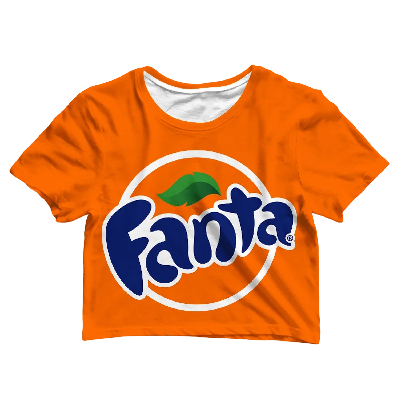 Hot Picks Fanta Orange Juice Crop Tee