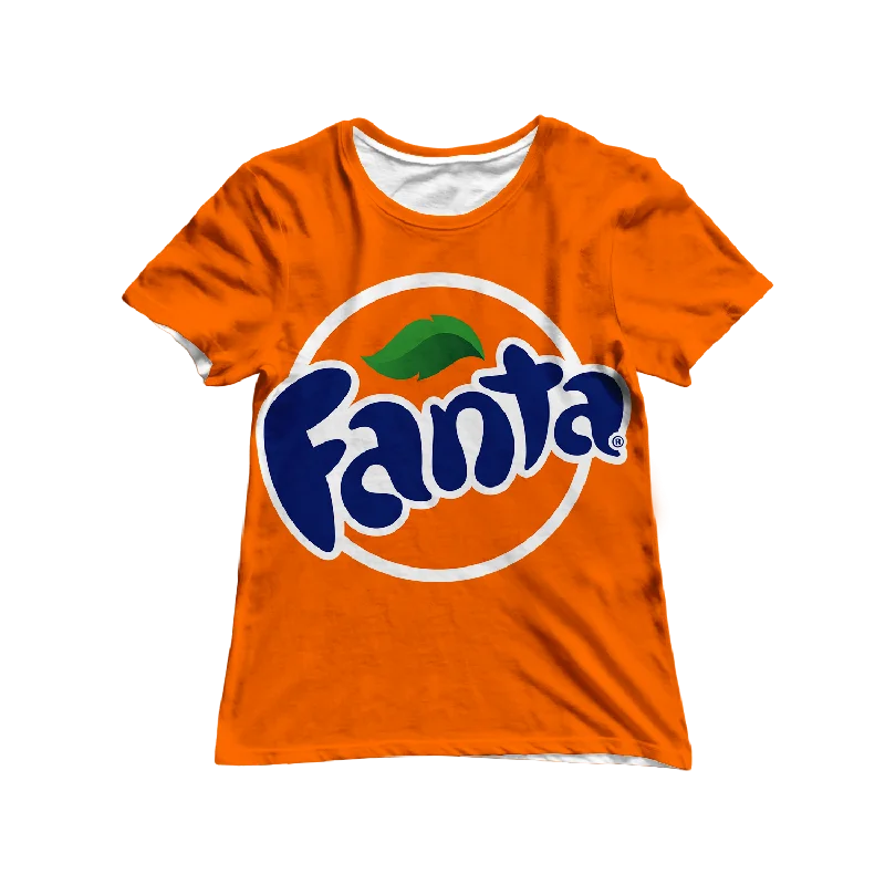 Comfortable Casual Wear Fanta Orange Soda Women's Tee