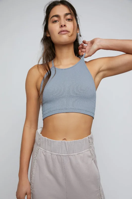 Fashion Forward Femininity Free People Cropped Run Tank